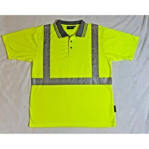 High Visibility ERE class 2 Reflective Road Work Safety Polo Size Large